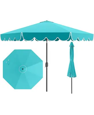 10 Feet Patio Umbrella Outdoor Market Umbrella with Crank Tilt Adjustment Limited Offer