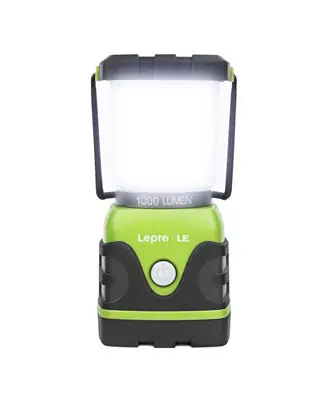 1000LM Battery Powered LED Camping Lantern, Waterproof with 4 Light Modes,Not Rechargeable, Ideal for Camping, Emergency, Power Outages Final Sale