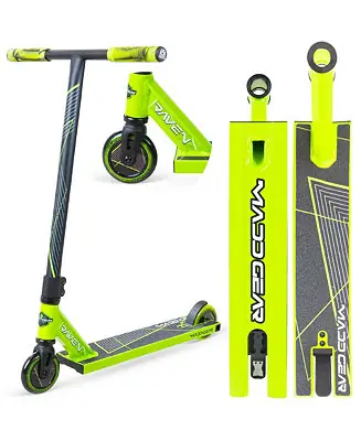 Worldwide Shipping Pro Stunt Scooter for Kids Ages 5 - 12 – Lightweight Durable Trick Scooter for Skatepark and Street – MG1 - Green