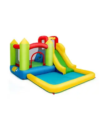 Worldwide Shipping Inflatable Bounce House Water Slide Jump Bouncer without Blower