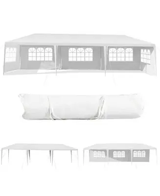 10 x 30 Feet Canopy Tent with 5 Removable Sidewalls for Party Wedding Price Cut