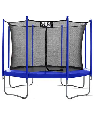 10 FT Round Trampoline Set with Safety Enclosure System - Backyard Trampoline - Outdoor Trampoline for Kids - Adults Holiday Sale