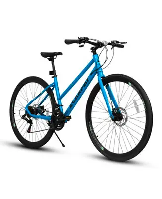 Streamdale 700C Road Hybrid Bike for Adult, 21-Speed Road Bike Road Bicycle Carbon Steel Frame/Dual-Disc Brakes/Multiple Colors Wholesale