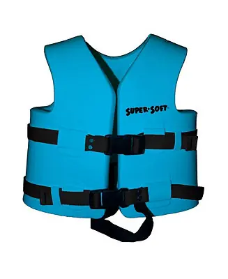Super Soft Child Life Jacket Swim Safety Vest, Small, Marina Blue Markdown