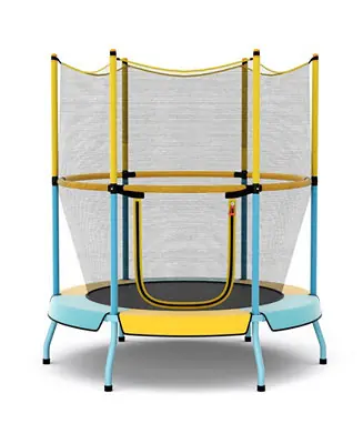 Holiday Sale 48 Inch Toddler Trampoline with Safety Enclosure Net