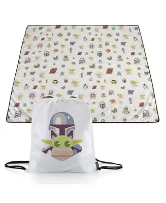 Premium Star Wars Mandalorian Grogu Impresa Picnic Blanket, 60" x 50"