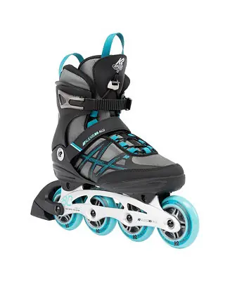 Limited Edition Alexis 80 ALU Gray-Cyan Womens Inline Skates