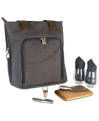 Final Sale Legacy® by Picnic Time 9-Piece Sonoma Wine & Cheese Picnic Tote