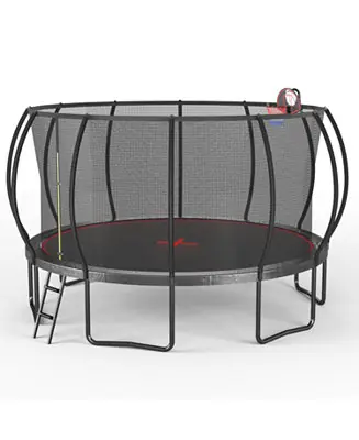 Streamdale 16FT trampoline Pumpkin- Black Red Deal