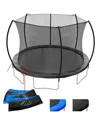Buy Direct Streamdale 12FT Trampoline (Double-side color pad), Trampoline for Kids and Adults with Enclosure Net and Ladder,Curved fence pole
