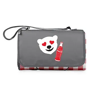 Grab Now by Picnic Time Coca-Cola Emoji Blanket Tote