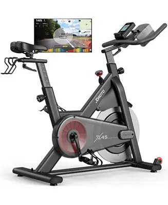 X2|X2PRO Exercise Bike, X4S Bluetooth Stationary Indoor Cycling Bike with Readable 100 Levels Magnetic Resistance, Plus 12.6 inch Tablet Bracket Exercise Bikes for Home New Release
