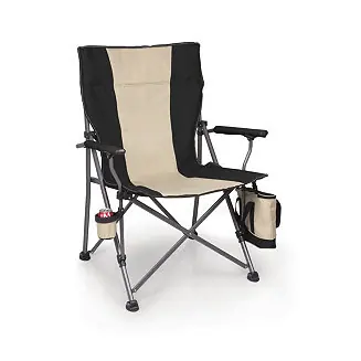 Handmade by Picnic Time Big Bear XL Folding Camp Chair with Cooler