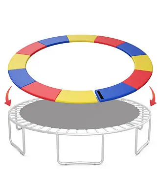 Genuine 15FT Trampoline Spring Cover Universal Trampoline Replacement Pad w/Split Design