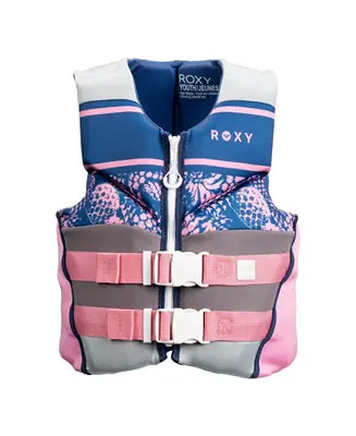 Youth Life Vest, USCG Approved Evoprene Daily CGA Life Jacket, for Girls 55-88 lbs Fast Shipping