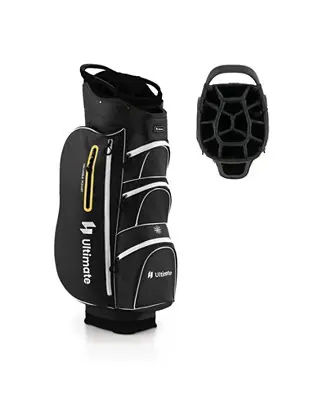 Seasonal Sale 9.5 Inch Lightweight Golf Cart Bag with 15 Way Top Dividers