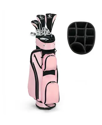 10 Pieces Womens Complete Golf Club Set with Alloy Driver Clearance