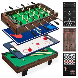 11-in-1 Kids Combo Game Set w/ Ping Pong, Foosball, Air Hockey, 5 Accessory Bags Top Rated