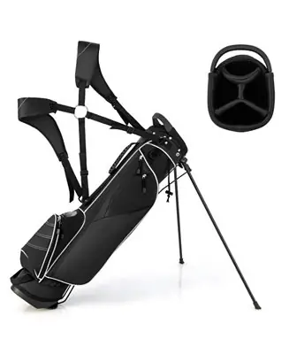 While Supplies Last Golf Stand Cart Bag with 4 Way Divider Carry Organizer Pockets