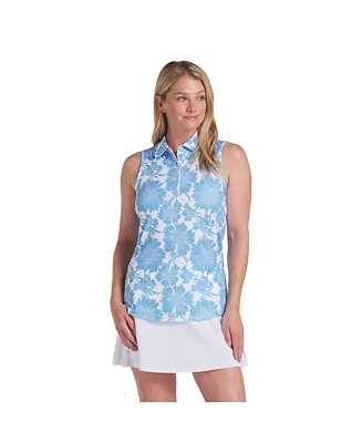 Women's Cloudspun Botanic Sleeveless Golf Polo Mega Sale