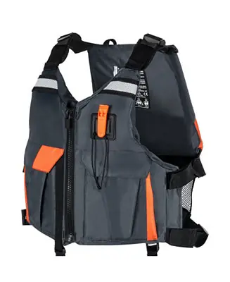 Life Vest for Watersports (PFD), Waterproof Nylon, 96N Buoyancy, Life Jacket for Fishing Kayaking Surfing, Men and Women, Size L Hot Deal