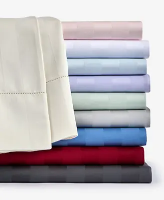 1.5" Stripe 550 Thread Count 100% Cotton 4-Pc. Sheet Set, Queen Today Only
