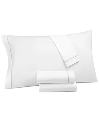 Italian Percale Cotton 4-Pc. Sheet Set, Full Free Returns