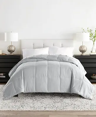 All Season Lightweight Solid Down Alternative Comforter, Twin/Twin XL Modern