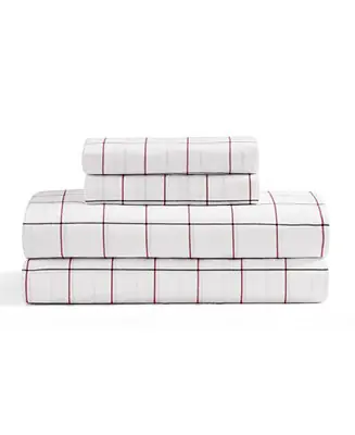 Hot Picks Printed 200-Thread Count Cotton Percale 3-Pc. Sheet Set, Twin