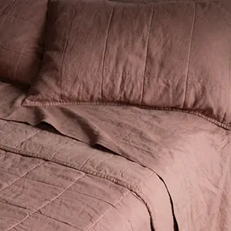 Special Offer Linen Box Stitch Quilt - King/Cal King