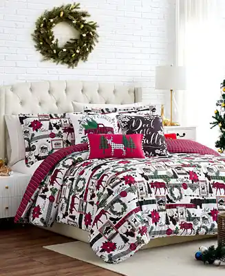 Merry Town Christmas Reversible 6-Pc. Comforter Set, Twin Hot Picks