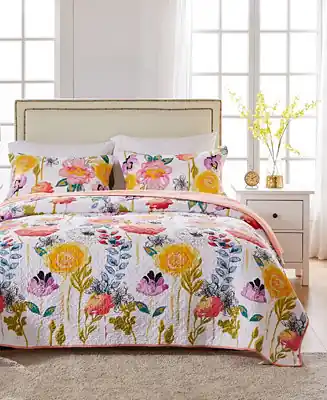Watercolor Dream 2-Pc. Quilt Set, Twin Modern