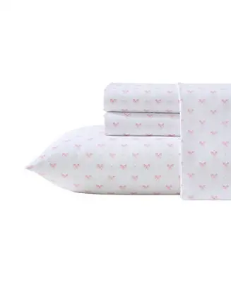 Lovely Bows Microfiber 3-Pc. Sheet Set, Twin XL New Release