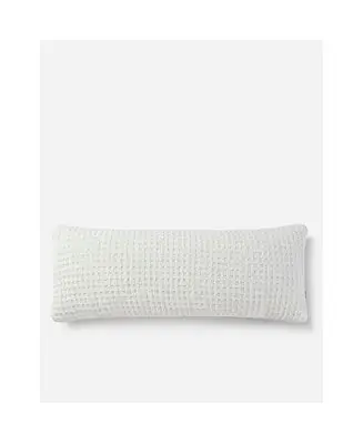 Money Back Guarantee Snug Waffle Decorative Pillow, 14" x 36"