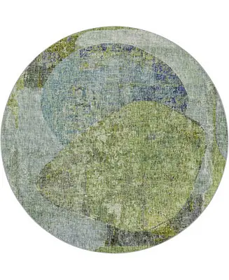 Boca Washable BO11 8'x8' Round Area Rug Flash Sale