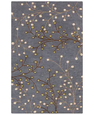 Athena ATH-5125 Navy 5' x 8' Area Rug Limited Time