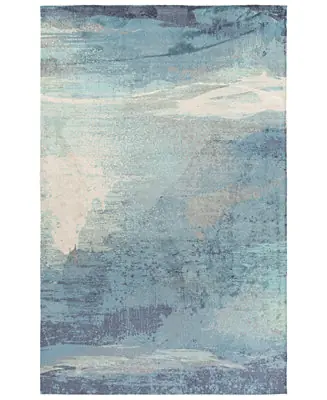 Felicity FCT-8000 Sky Blue 6'7" x 9' Area Rug Cheap