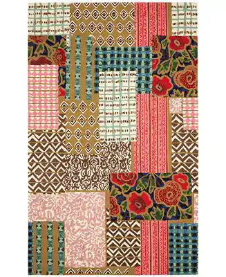 Elm Patchwork DA1973 8'x10' Area Rug Free Shipping
