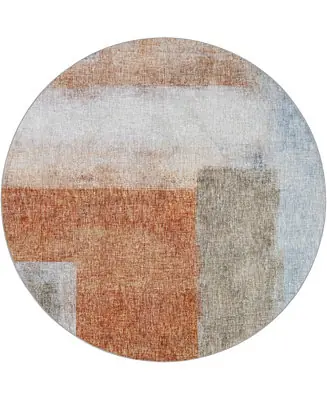 Professional Grade Boca Washable BO1 8'x8' Round Area Rug