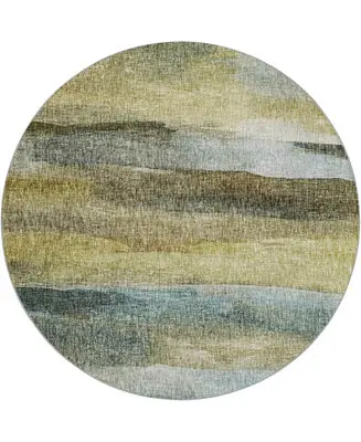 Hot Picks Boca Washable BO4 8'x8' Round Area Rug