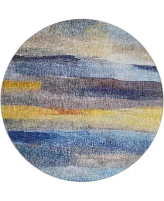 Boca Washable BO4 8'x8' Round Area Rug Price Cut