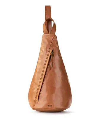 Women's Geo Sling Leather Backpack Warranty Included