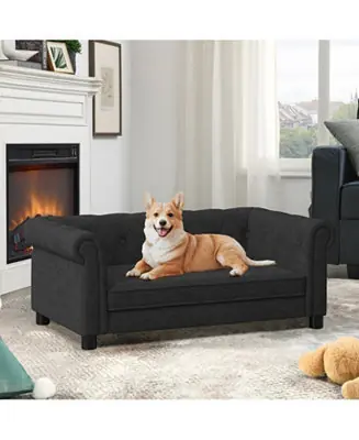 Elegant Elevated Dog Sofa Bed - Black Limited Offer