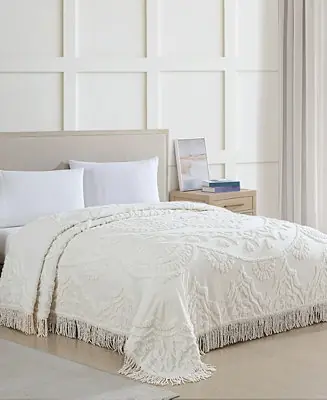 Special Offer Lotus Chenille Lightweight Bedspread, Queen