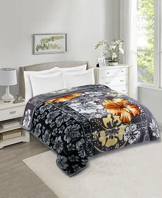 Printed Faux Mink Weighted Blanket, 9 lbs, Queen Bulk Order