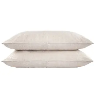 Bulk Order French Linen 2 Piece Pillowcase Set, Standard