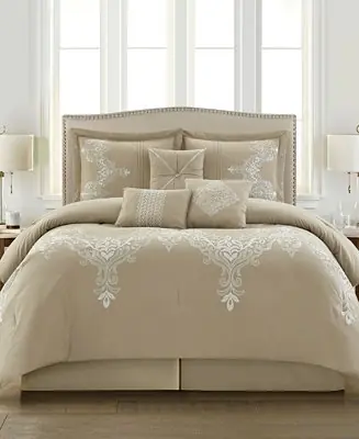 Fannie 7-Piece Comforter Set, Queen Factory Price