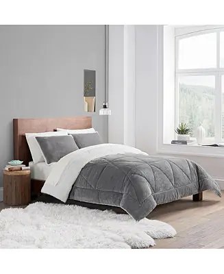Warranty Included Avery Plush Reversible 2-Pc. Comforter Set, Twin/Twin XL