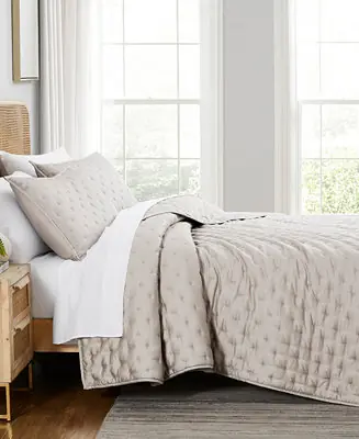 Luxurious 100% Viscose 3-Pc. Quilt Set, Queen Free Delivery