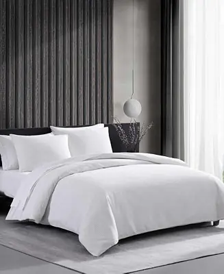 Clearance Waffle Pique Cotton 3 Piece Comforter Set, King